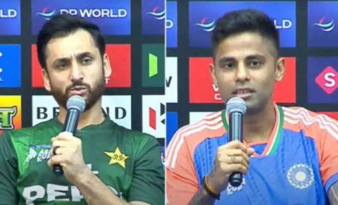 پاک بھارت ٹاکرے پر حالیہ لڑائی کا اثر ہوگا؟، صحافی کے سوال پر سلمان آغا اور سوریا نے کیا کہا؟