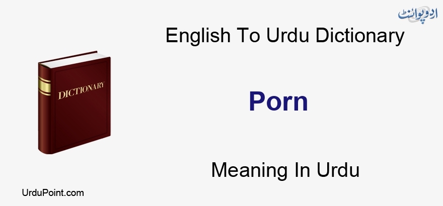 Porn In Hindi Translate - Porn Meaning In Urdu | Fahashi ÙØ­Ø§Ø´ÛŒ | English to Urdu Dictionary