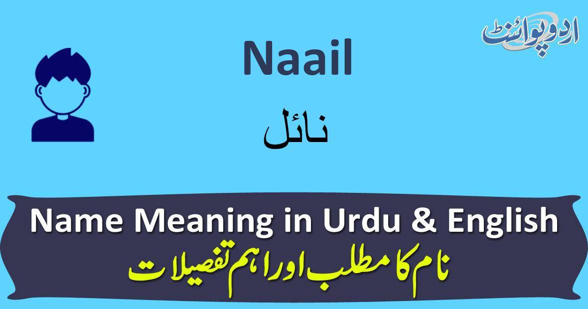 Naail Name Meaning In Urdu ÙØ§Ø¦Ù Naail Muslim Boy Name Muslim girls name in urdu female islamic names with meaning in urdu. naail name meaning in urdu ÙØ§Ø¦Ù