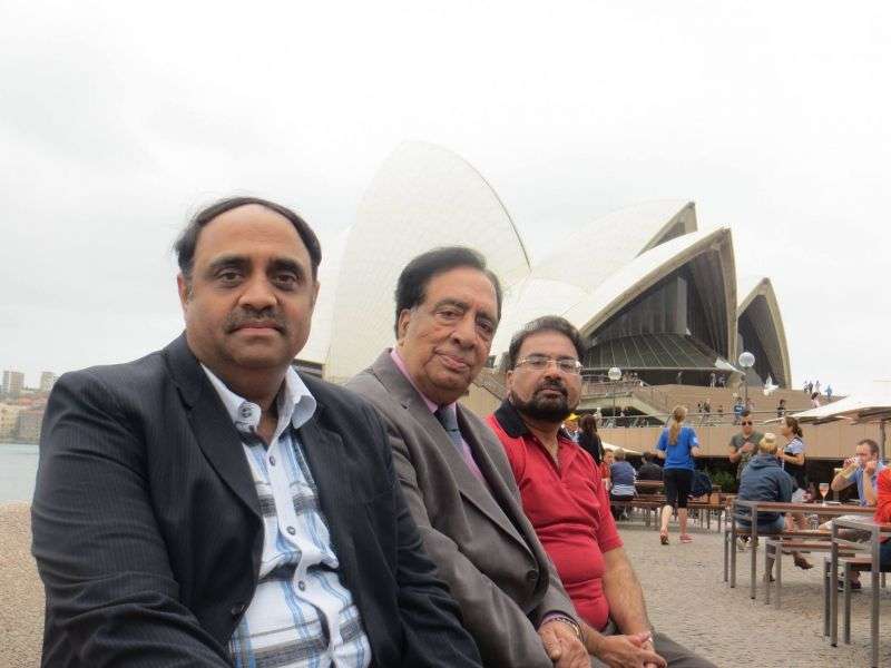 Atta Ul Haq Qasmi, Uzair Ahmad And Saud Usmani In Australia