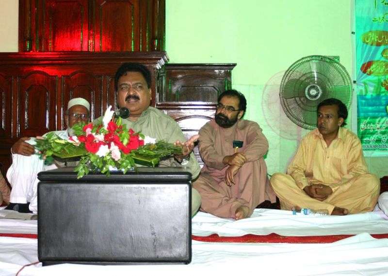 Another View Of Abbas Tabish In Gistrict Government Gujrat Mushaira