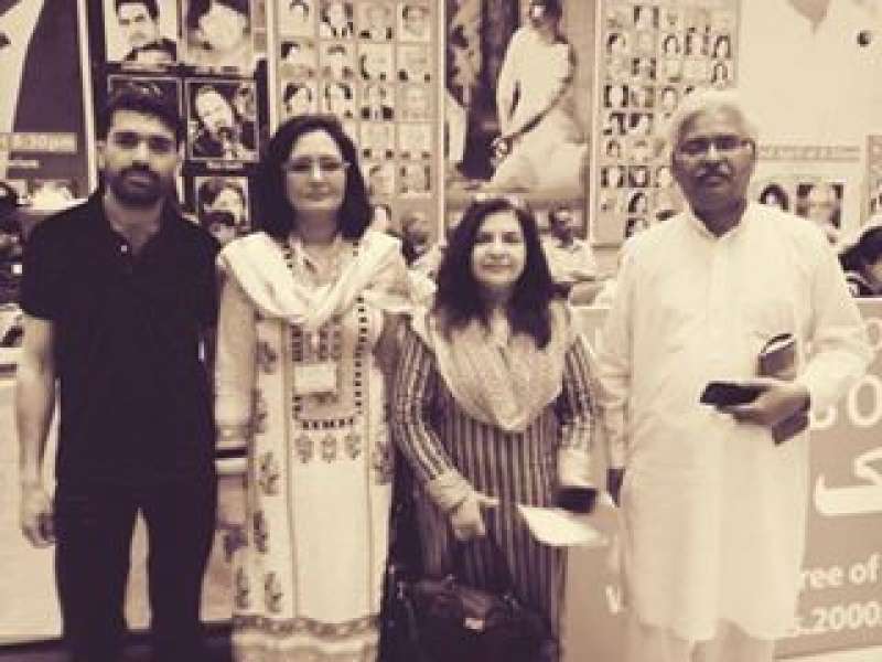 Imran Aami, Sughra Sadaf And Rukhsana Noor After Mushaira In Lahore