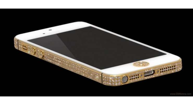 Gold And Diamond Encrusted IPhone