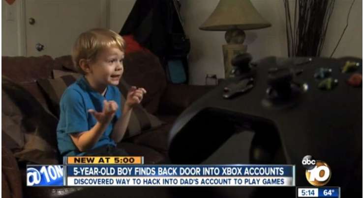 5 Year Old Finds Xbox Security Flaw