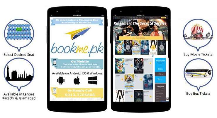 Bookme.pk: A Mobile App To Buy Movie & Bus Tickets Online In Pakistan