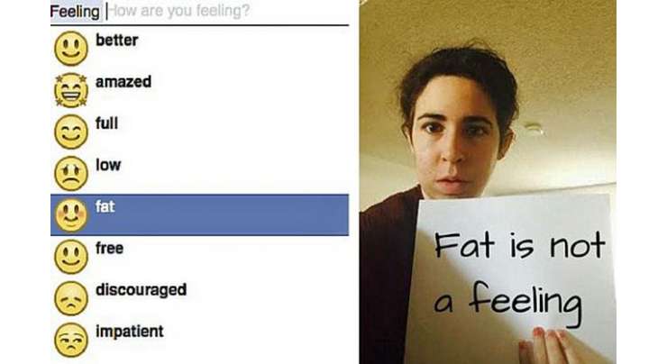 Facebook Removes ‘feeling Fat’ Status Option Over Body-shaming Complaints