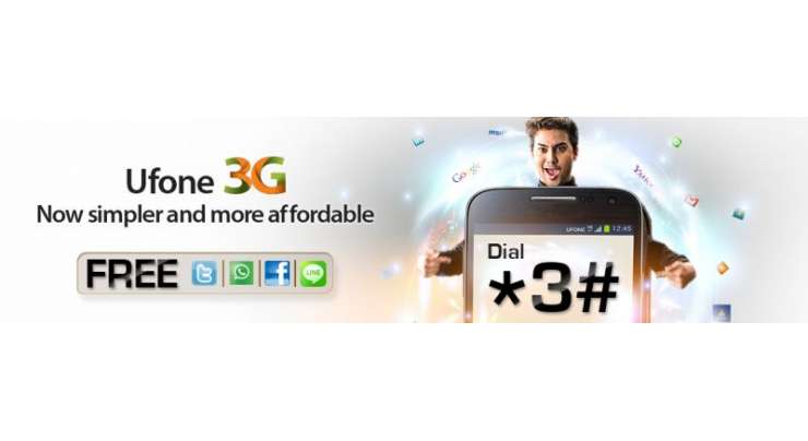 Ufone Gives Free Access To Social Networks With Revised 3G Packages