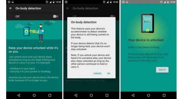 New Lollipop “on-body” Mode Keeps Your Phone Unlocked As Long As You’re Carrying It