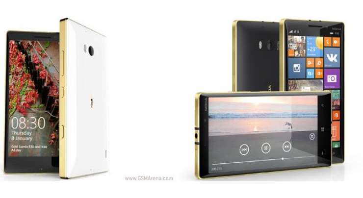 The Golden Editions Of Lumia 930 And Lumia 830 Now Available
