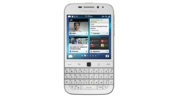 BlackBerry Classic White Version Launches