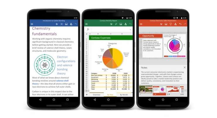 Microsoft Office Apps Now Available For Android Smartphones