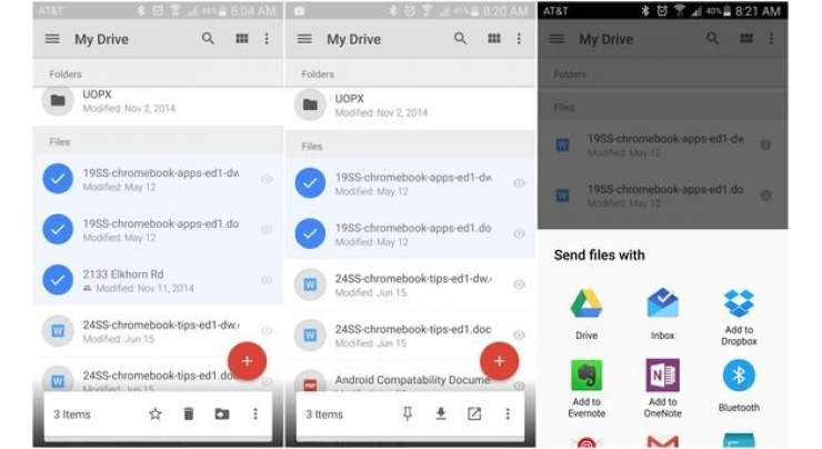 Google Drive for Android update