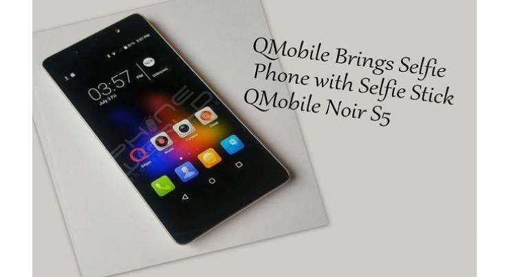 QMobile  Selfie  Focus Noir S5 With A FREE Bluetooth Selfie Stick