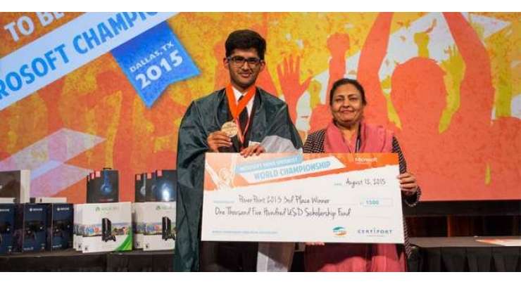 Pakistani Student Wins Bronze At Microsoft Office Championship