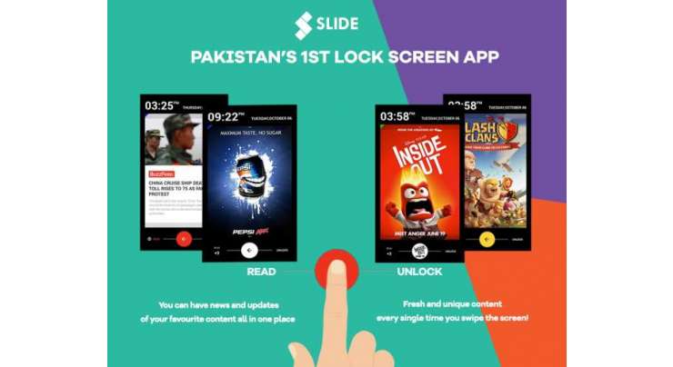 Slide Is Pakistan First Rewards Based Lockscreen Android App