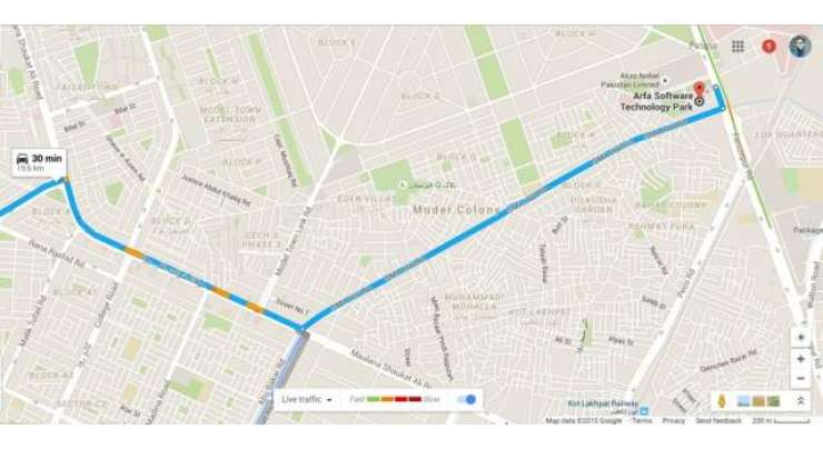 Google Live Traffic Feed Is Now Available In Pakistan