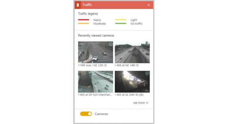 Bing Maps new traffic cameras help you spot jams
