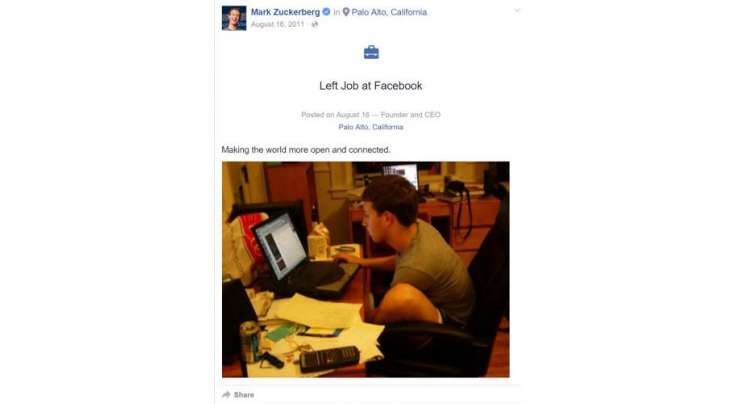 URL bug tricks Facebook into thinking Mark Zuckerberg quit his job