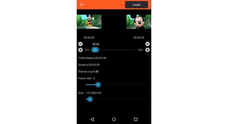 Android tutorial how to create GIFs from video files