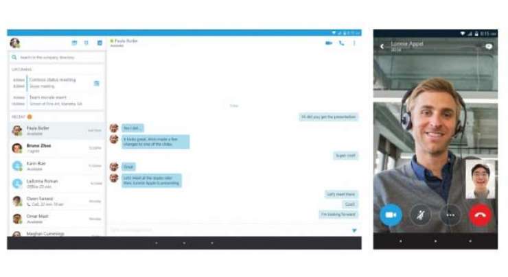 Microsoft Brings Skype For Business To Android