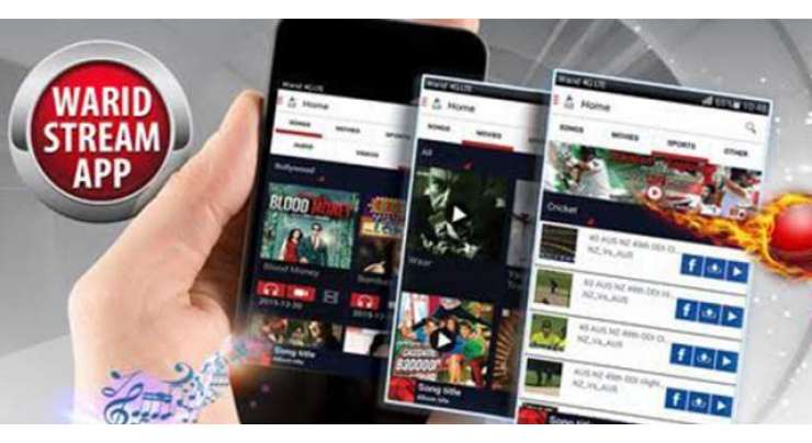Warid Launches Warid Stream App, A Complete Entertainment Service