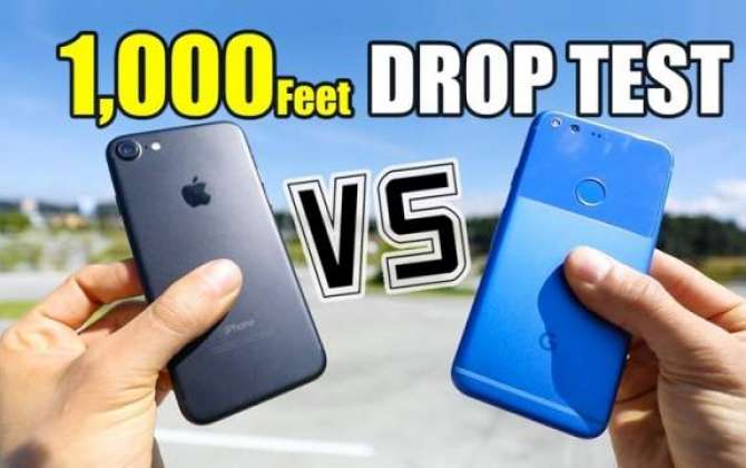 Extreme Drop Test Of Google Pixel Vs Iphone 7 Mobile Tech News