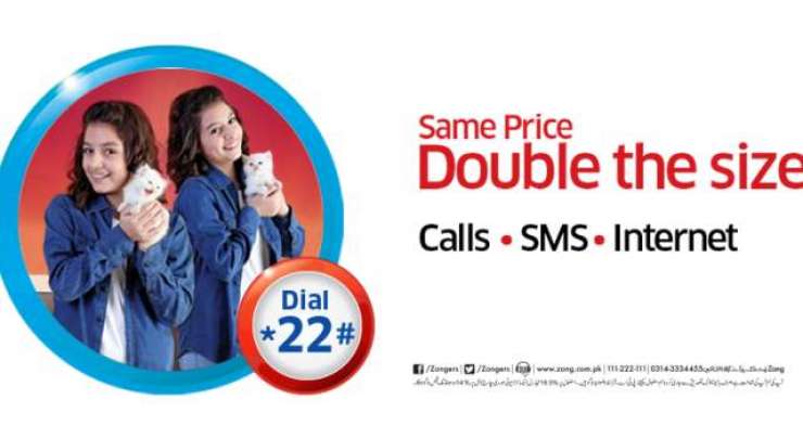 ZONG STEPS UP WITH NEW DOUBLE EVERYTHING OFFER