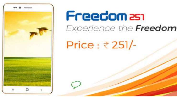 THE FREEDOM 251 IS A QUAD CORE ANDROID SMARTPHONE THAT COSTS AS MUCH AS A CUP OF COFFEE