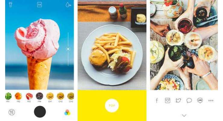 Foodie app makes food photos cute and beautiful