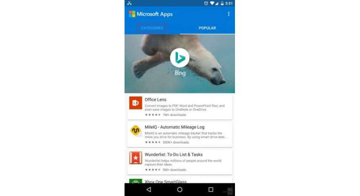 How to find new Android apps made by Microsoft