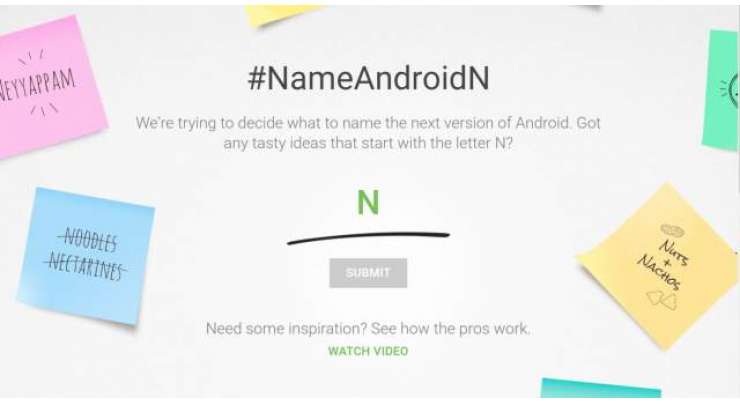 Google Wants You To Name The N In Android N
