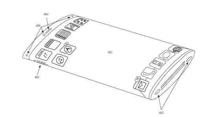 Apple Patent Shows Wrap-around IPhone Screen