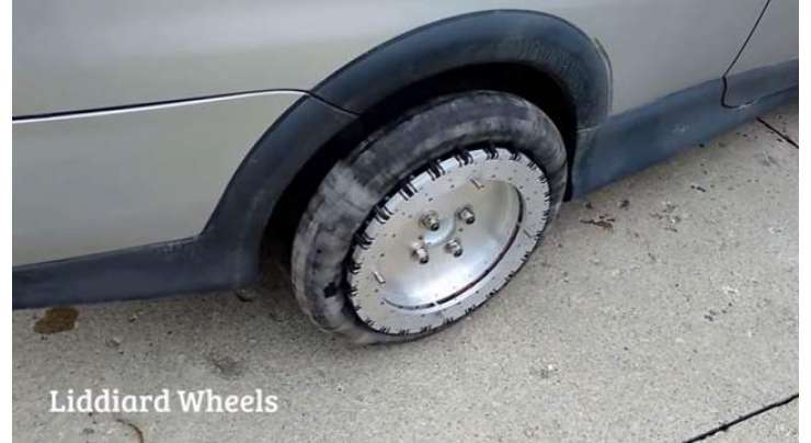 A Canadian Man Invented A Wheel That Can Make Cars Move Sideways