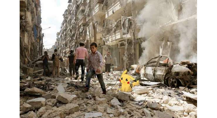 Syrian artist uses Pokemon Go to showcase reality of life