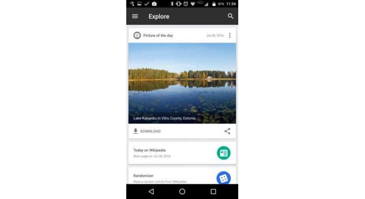 Wikipedia redesigned Android app