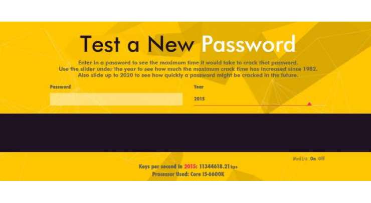 How Secure Your Password Is