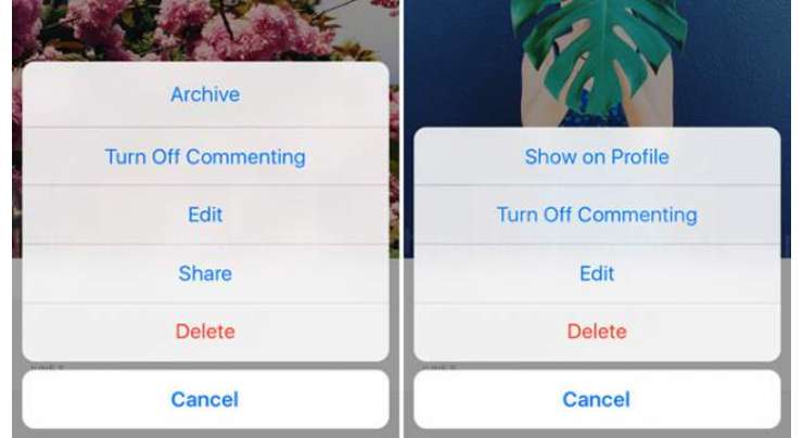 Instagram's Latest Update Lets You Hide Your Terrible Old Selfies From The Public