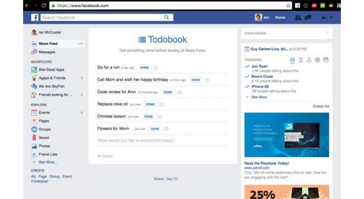 Turn Facebook Into A Productivity Tool