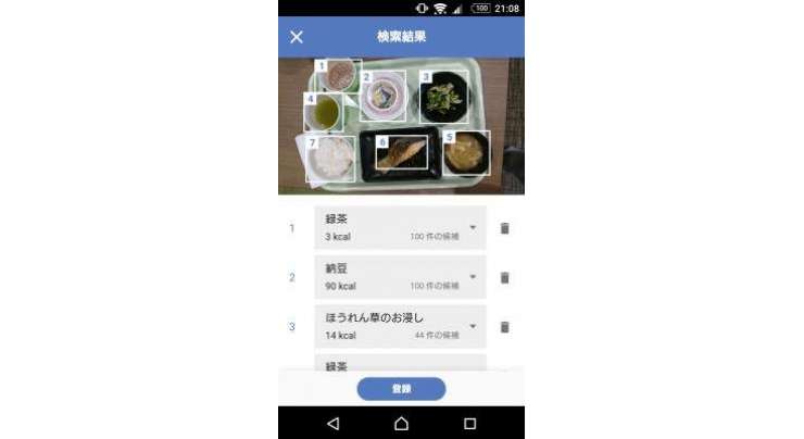 Sony creates app that counts calories with the snap of a photo