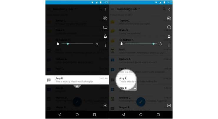 BlackBerry New App For Android Keeps Bystanders From Your Screen