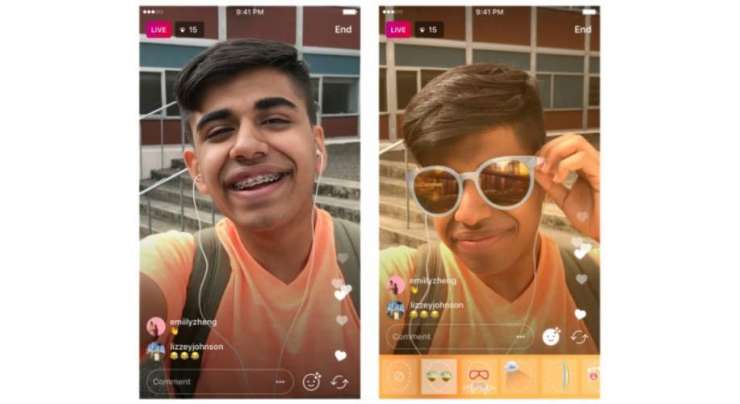Instagram Adds Face Filters To Live Video