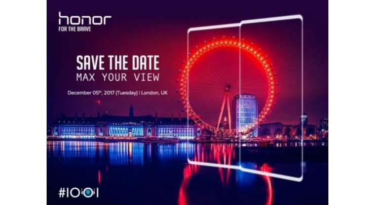 Honor To Launch A Bezel Less Phone On December 5