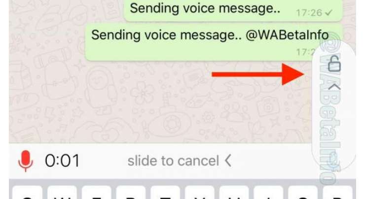 WhatsApp is testing a way to send voice messages without that dumb button