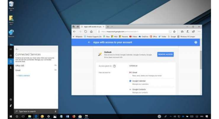 Cortana Can Now Connect To Your Gmail Account