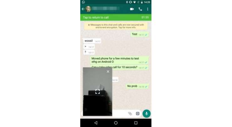 WhatsApp Adds Picture-in-picture Support For Video Calls