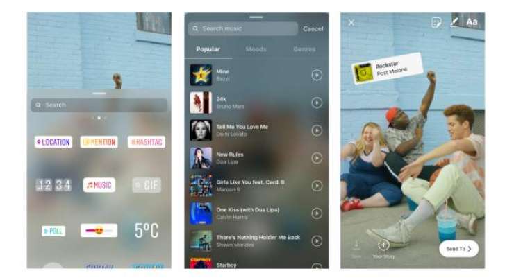 Instagram Now Lets Users Put Music In Their Story