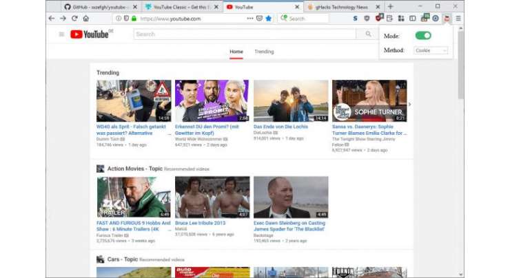 Restore YouTube's Classic Look In Firefox And Chrome
