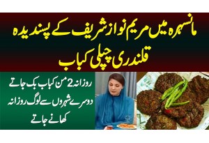 Mansehra Me Mayarm Nawaz Ke Favorite Qalandri Chapli Kabab - Daily 80KG Kabab Sale Ho Jaate Hain